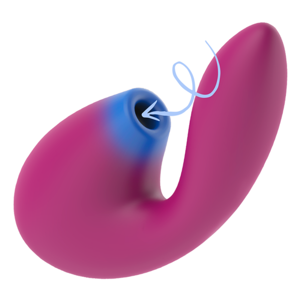 COVERME CLITORAL SUCCION  VIBRADOR POTENTE G-SPOT RUSH - Imagen 2