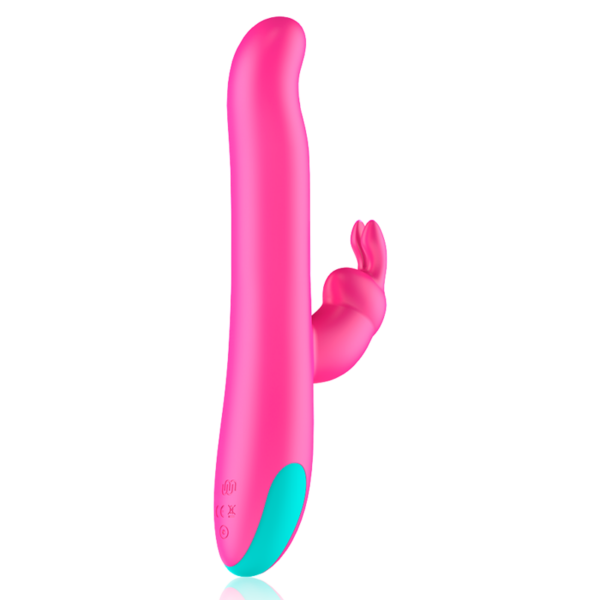 HAPPY LOKY PLUTO RABBIT VIBRATOR  ROTATOR COMPATIBLE CON WATCHME WIRELESS TECHNOLOGY