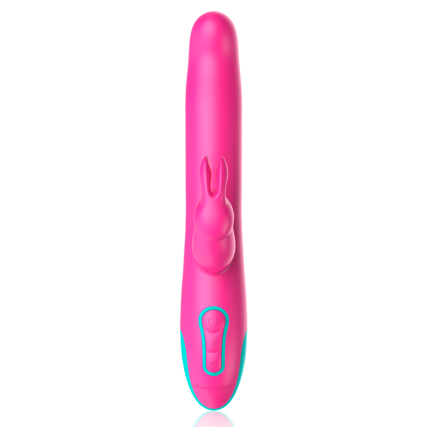 HAPPY LOKY PLUTO RABBIT VIBRATOR  ROTATOR COMPATIBLE CON WATCHME WIRELESS TECHNOLOGY - Imagen 4