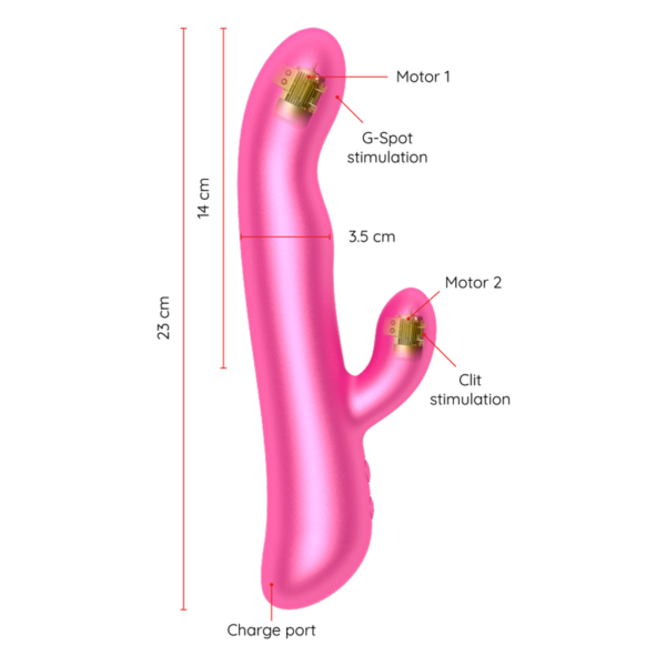 ONINDER - OSLO VIBRACIÓN Y ROTACIÓN ROSA - APP GRATUITA - Imagen 3