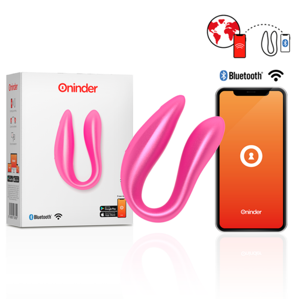 ONINDER - LISBOA ESTIMULADOR PUNTO G  CLÍTORIS ROSA - FREE APP