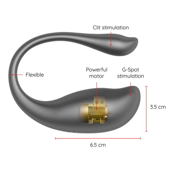 ONINDER - NAIROBI HUEVO VIBRADOR ROSA - APP GRATUITA - Imagen 3