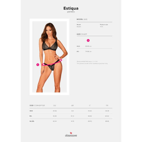 OBSESSIVE - ESTIQUA PANTIES - Imagen 5