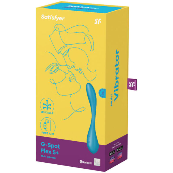 SATISFYER G-SPOT FLEX 5 MULTI VIBRADOR - AZUL - Imagen 5