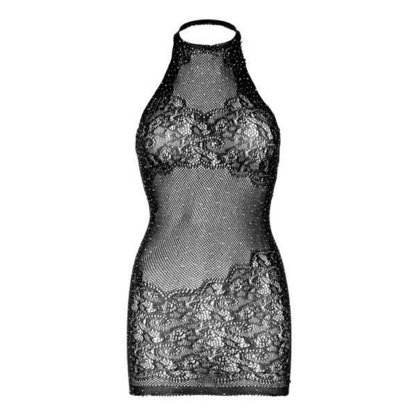LEG AVENUE MINI VESTIDO CON PEDRERÍA TALLA ÚNICA - - Imagen 3