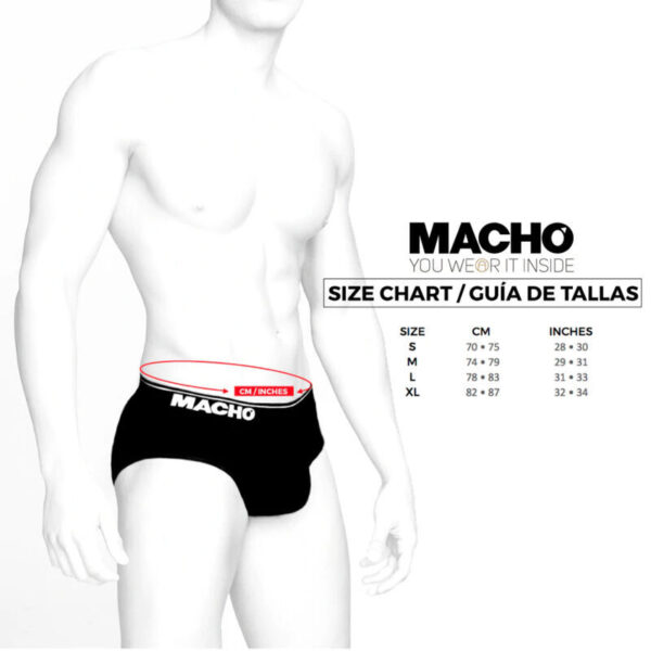 MACHO MX24NB SLIP NEGRO - Imagen 3