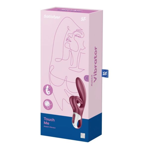 SATISFYER TOUCH ME VIBRADOR RABBIT - ROJO - Imagen 5