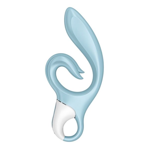 SATISFYER LOVE ME VIBRADOR RABBIT - AZUL - Imagen 2