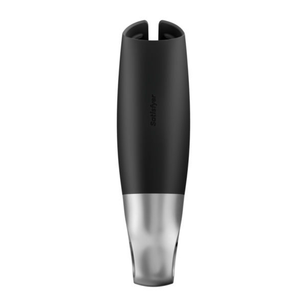 SATISFYER POWER MASTURBATOR - NEGRO Y PLATA - Imagen 5