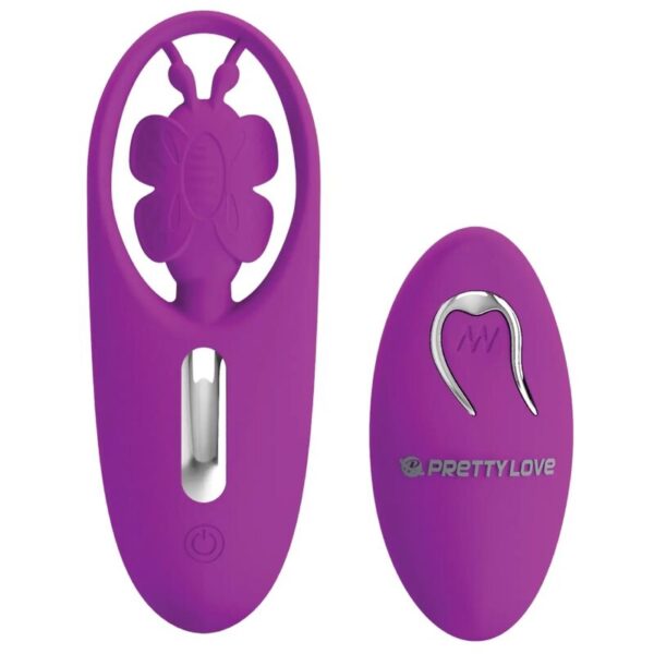 PRETTY LOVE DANCING BUTTERFLY ESTIMULADOR PARA BRAGUITA CON CONTROL REMOTO - LILA - Imagen 2