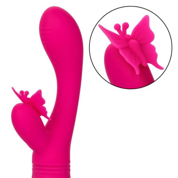 CALIFORNIA EXOTICS BUTTERFLY KISS FLUTTER ROSA - Imagen 5
