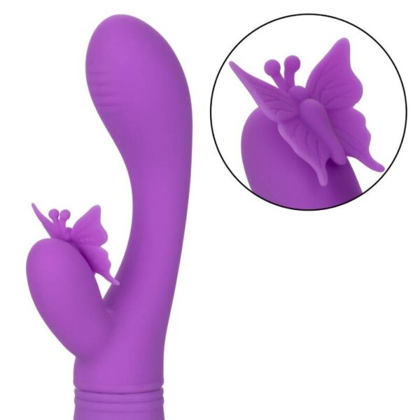 CALIFORNIA EXOTICS BUTTERFLY KISS FLUTTER VIOLETA - Imagen 5