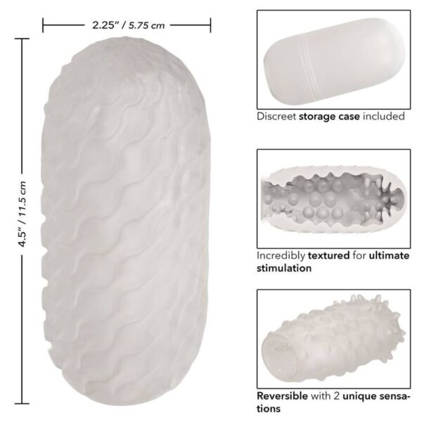 CALIFORNIA EXOTICS REVERSIBLE NUBBY STROKER - Imagen 2