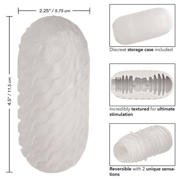 CALIFORNIA EXOTICS REVERSIBLE RIBBED STROKER - Imagen 2