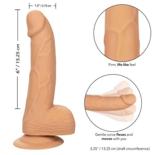 CALIFORNIA EXOTICS SILICONE STUDS 15,24 CM SKIN - Imagen 2