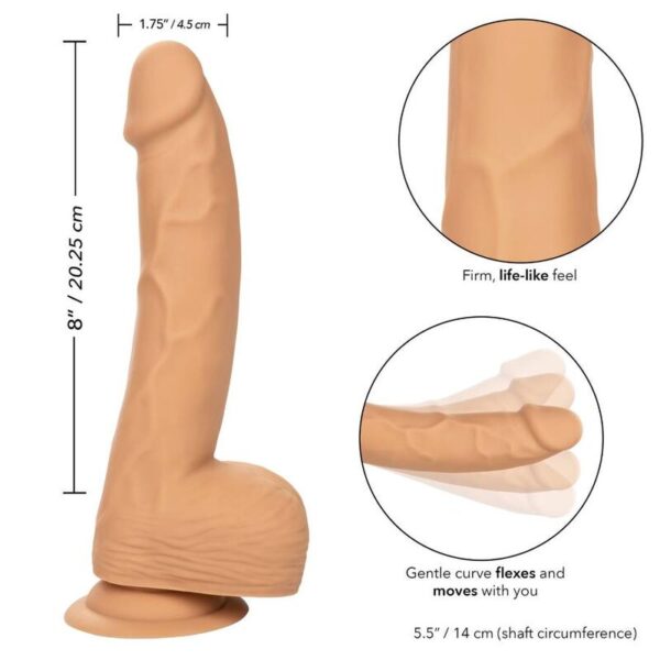 CALIFORNIA EXOTICS SILICONE STUDS 20,32 CM SKIN - Imagen 2