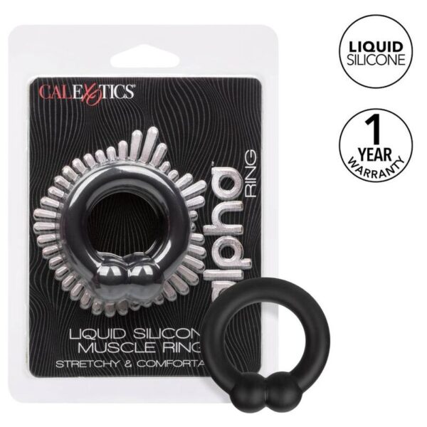 CALIFORNIA EXOTICS ALPHA MUSCLE RING NEGRO - Imagen 3