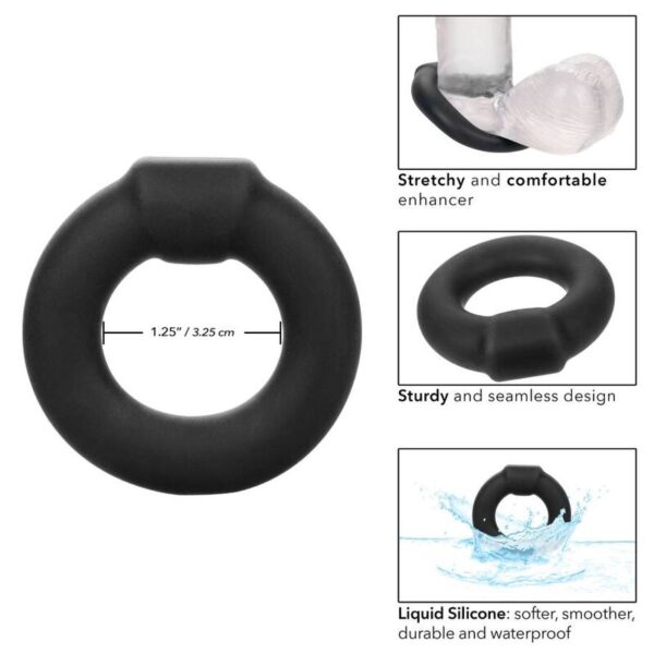 CALIFORNIA EXOTICS ALPHA OPTIMUM RING NEGRO - Imagen 3