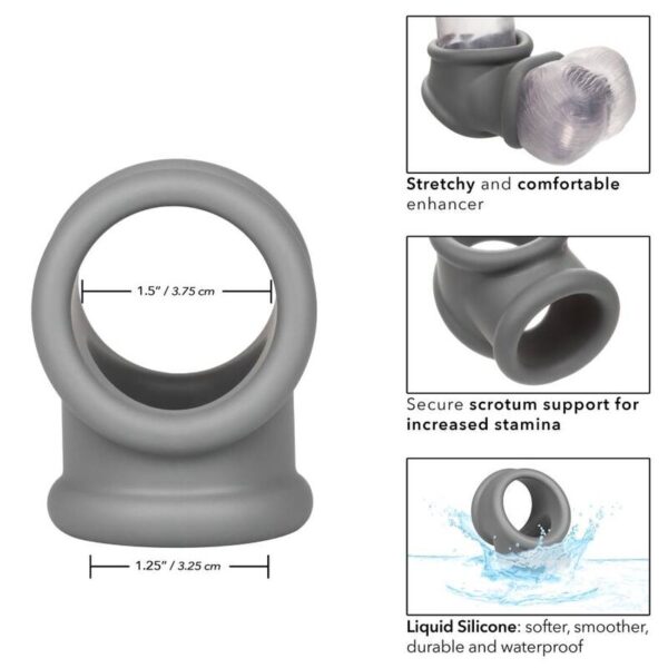 CALIFORNIA EXOTICS ALPHA PRECISION RING GRIS - Imagen 3