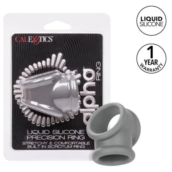 CALIFORNIA EXOTICS ALPHA PRECISION RING GRIS - Imagen 2