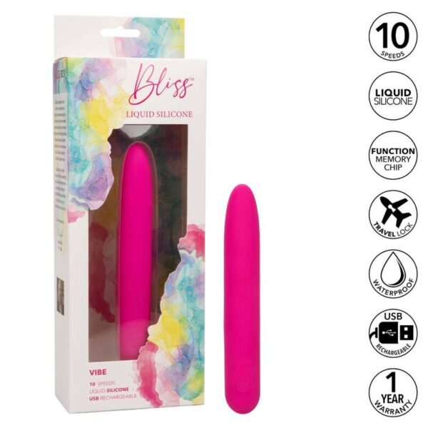 CALIFORNIA EXOTICS BLISS VIBE ROSA - Imagen 3