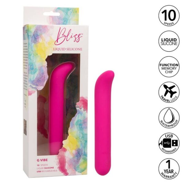 CALIFORNIA EXOTICS BLISS G VIBE ROSA - Imagen 2