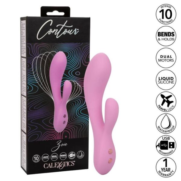 CALIFORNIA EXOTICS CONTOUR ZOIE ROSA - Imagen 2