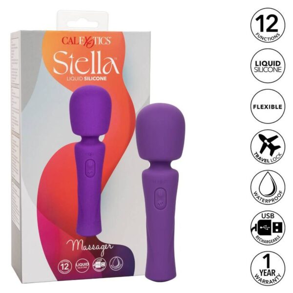 CALIFORNIA EXOTICS STELLA MASSAGER VIOLETA - Imagen 2