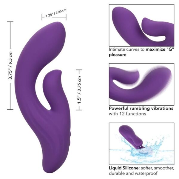 CALIFORNIA EXOTICS STELLA DUAL PLEASER VIOLETA - Imagen 3