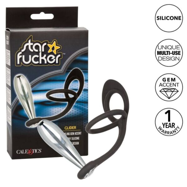 CALIFORNIA EXOTICS STAR FUCKER GLIDER PLUG - Imagen 2