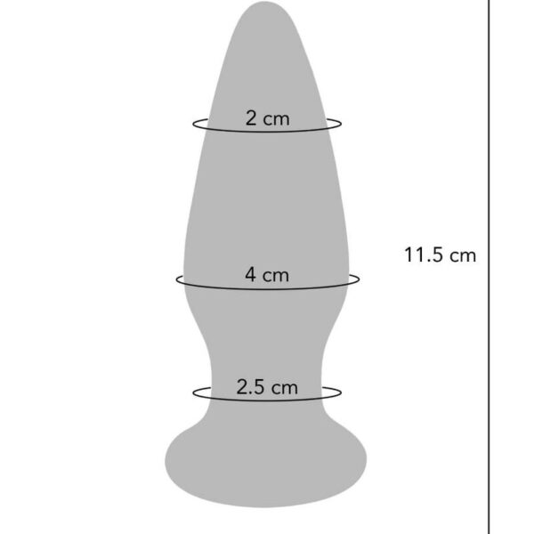 BUTTOCKS THE SHINING GLASS BUTTPLUG - Imagen 2