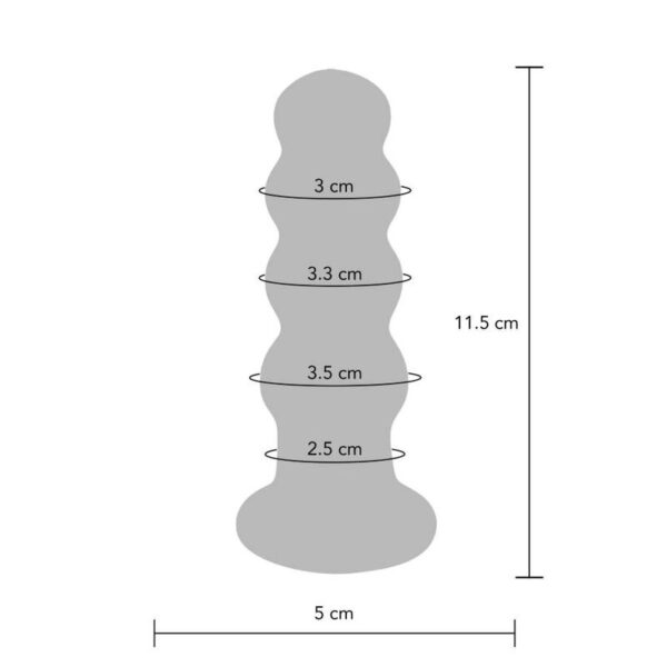BUTTOCKS  THE RADIANT GLASS BUTTPLUG - Imagen 2