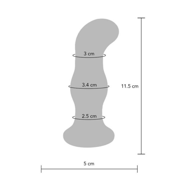 BUTTOCKS  THE GLEAMING GLASS BUTTPLUG - Imagen 2