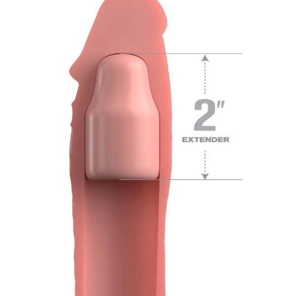 PIPEDREAMS EXTENSION W STRAP 15,24 CM SKIN - Imagen 2