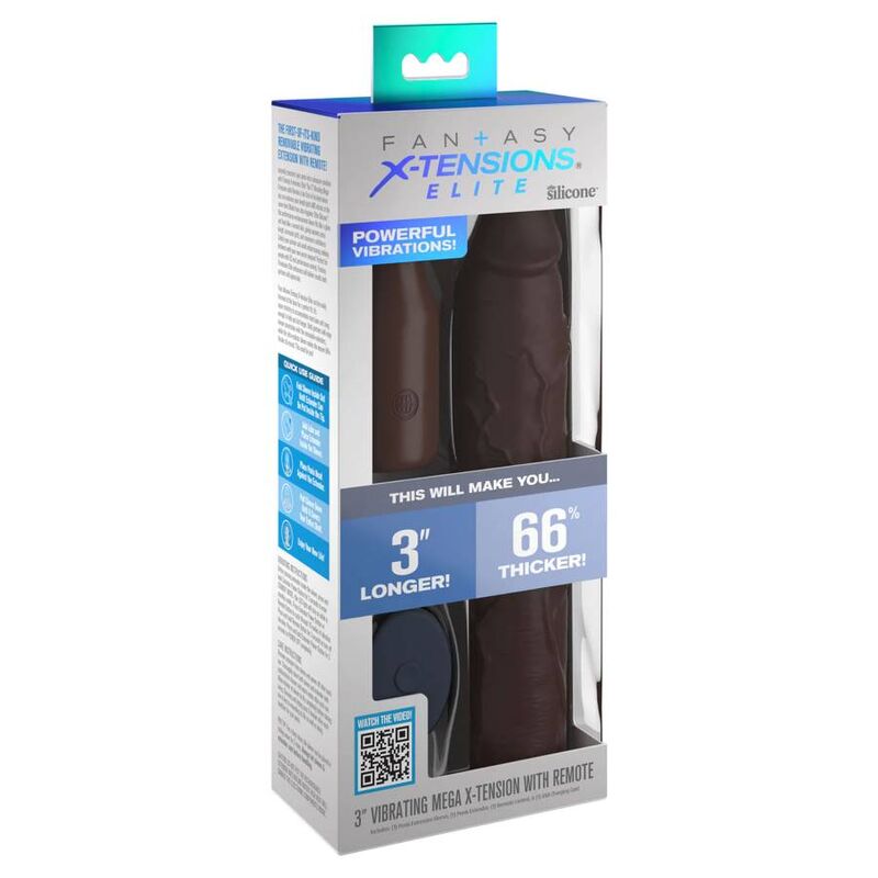 PIPEDREAMS SLEEVE 22,86 CM + 7,62 CM PLUG REMOTE BROWN - Imagen 2
