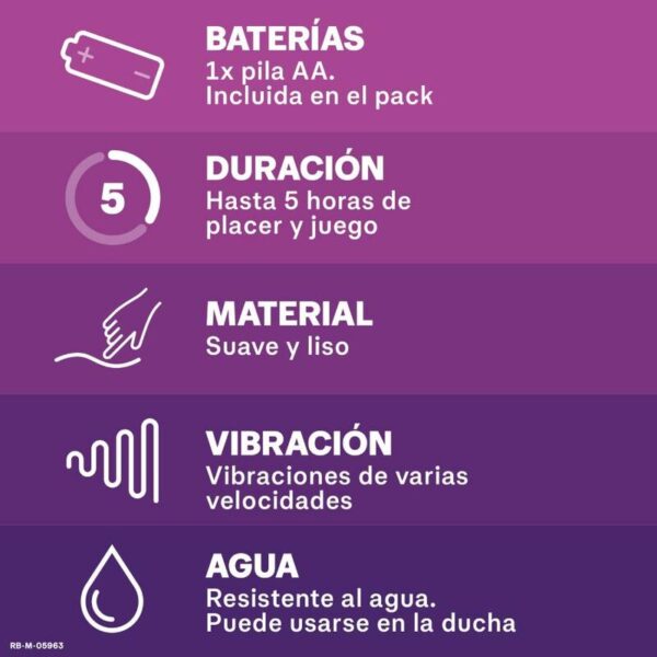 DUREX VIBRADOR INTENSE ORGASMIC PURE FANTASY - Imagen 2