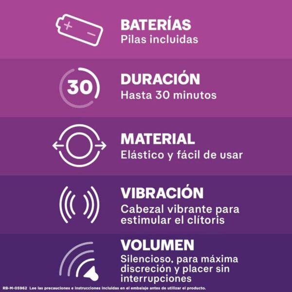 DUREX INTENSE DIABLILLO ANILLO VIBRADOR - Imagen 2