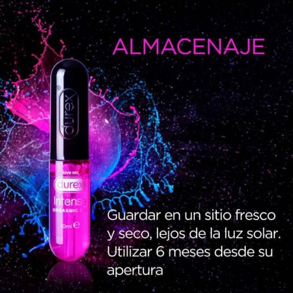 DUREX  GEL LUBRICANTE INTENSE ORGASMIC 10ML - Imagen 2