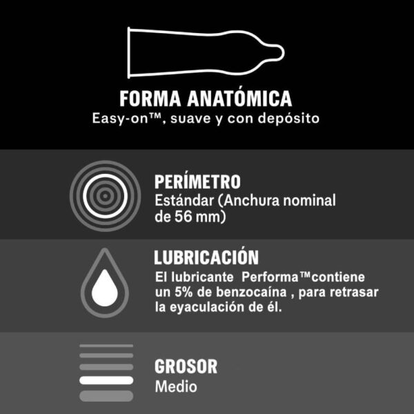 DUREX PLACER PROLONGADO RETARDANTE 12 UNID - Imagen 3