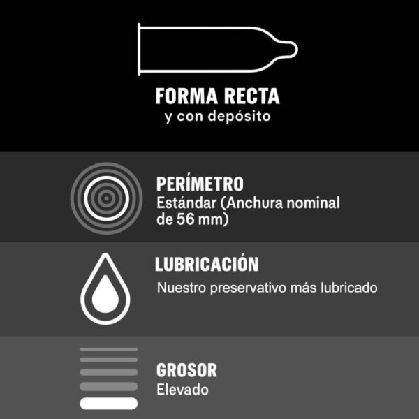 DUREX PERFECT CONNECTION EXTRA LUBRICACION SILICONA 10 UNIDADES - Imagen 3