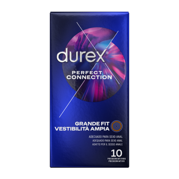 DUREX PERFECT CONNECTION EXTRA LUBRICACION SILICONA 10 UNIDADES - Imagen 2