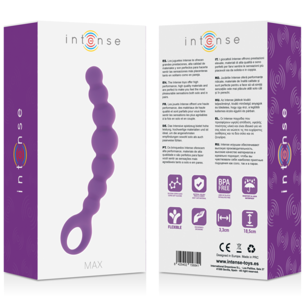 INTENSE ANAL BEADS MAX LILA - Imagen 5