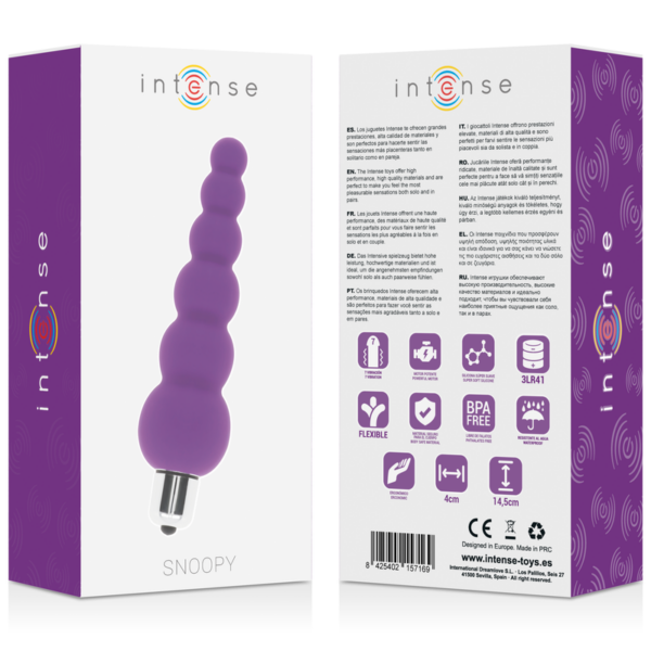 INTENSE SNOOPY 7 SPEEDS SILICONE LILA - Imagen 4