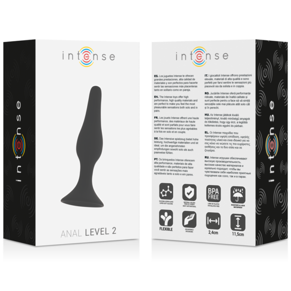 INTENSE ANAL LEVEL 2 11.5CM  NEGRO - Imagen 3