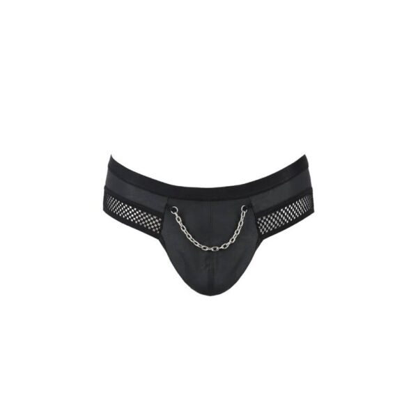 PASSION 030 SLIP ABIERTO TOM NEGRO S/M - Imagen 5