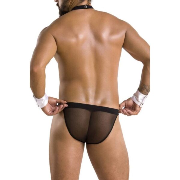 PASSION 036 SLIP ALFROJO NEGRO S/M - Imagen 4
