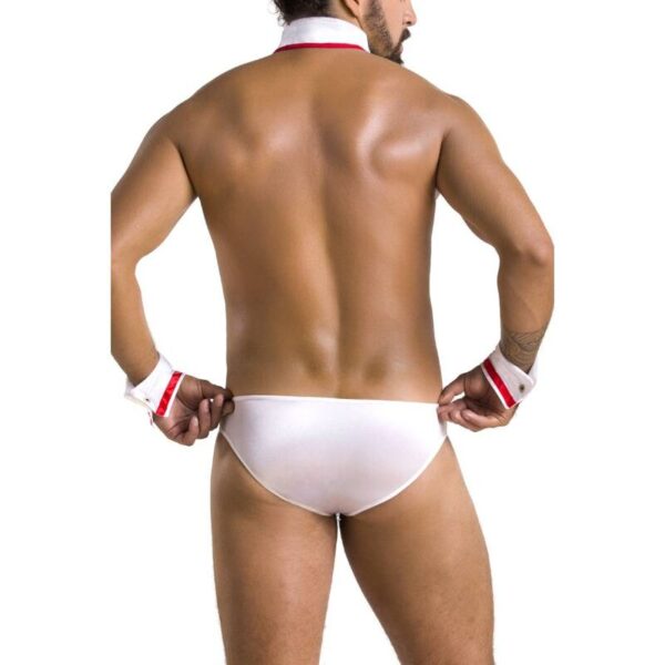 PASSION 037 SLIP GREGORY BLANCO S/M - Imagen 4