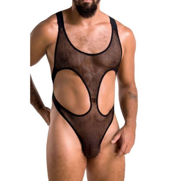 PASSION 040 BODY LEON NEGRO S/M - Imagen 3