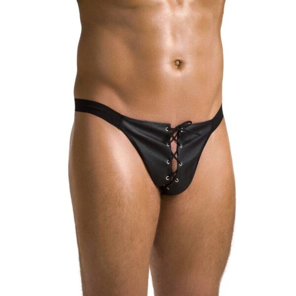 PASSION 044 SLIP OPEN BEN NEGRO S/M - Imagen 3