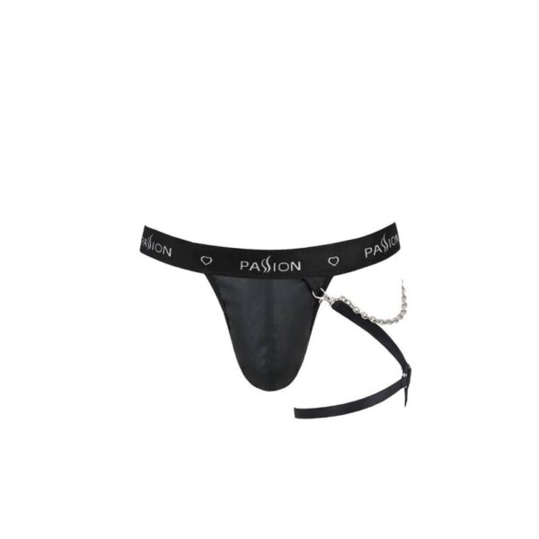 PASSION 058 TANGA BILL NEGRO S/M - Imagen 5